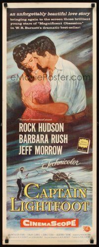 1z208 CAPTAIN LIGHTFOOT insert '55 Rock Hudson, Barbara Rush, filmed entirely in Ireland!