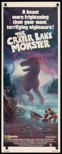 1z244 CRATER LAKE MONSTER insert '77 Wil art of the dinosaur more frightening than your nightmares!