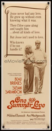 1z280 DRAGONFLY insert '76 Susan Sarandon, Beau Bridges is not used to love!