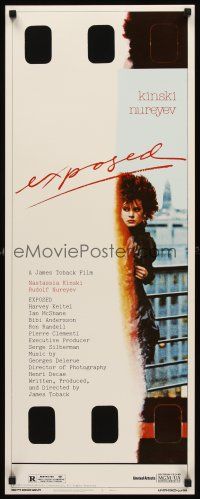 1z293 EXPOSED insert '83 image of model Nastassia Kinski, cool exposed film poster design!