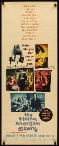 1z354 HELEN MORGAN STORY insert '57 Paul Newman loves pianist Ann Blyth, her songs, and her sins!