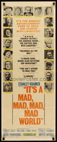 1z413 IT'S A MAD, MAD, MAD, MAD WORLD insert '64 different image with portraits of top stars!