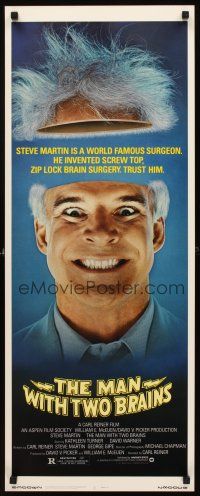 1z500 MAN WITH TWO BRAINS insert '83 wacky famous surgeon Steve Martin performs brain surgery!