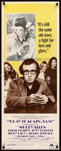 1z573 PLAY IT AGAIN, SAM insert '72 Woody Allen, Diane Keaton, Jerry Lacy as Humphrey Bogart!