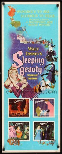 1z655 SLEEPING BEAUTY insert '59 Walt Disney cartoon fairy tale fantasy classic!