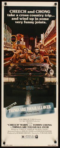 1z704 THINGS ARE TOUGH ALL OVER insert '82 Cheech & Chong take a cross country trip to Las Vegas!