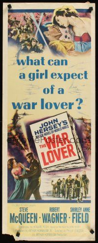 1z750 WAR LOVER insert '62 Steve McQueen & Robert Wagner loved war like others loved women!
