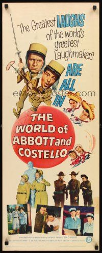 1z782 WORLD OF ABBOTT & COSTELLO insert '65 Bud & Lou are the greatest laughmakers!