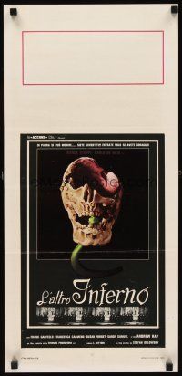 1z049 GUARDIAN OF HELL Italian locandina '86 Sandy Samuel, Franco Giraldi, wild skull art!