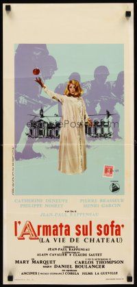 1z079 MATTER OF RESISTANCE Italian locandina '67 Rappeneau's La Vie de Chateau, Catherine Deneuve