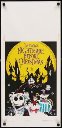 1z085 NIGHTMARE BEFORE CHRISTMAS Italian locandina '94 Tim Burton, Disney, Halloween horror!