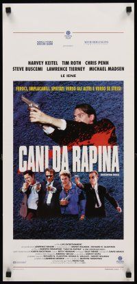 1z093 RESERVOIR DOGS Italian locandina '93 Quentin Tarantino, Harvey Keitel, Buscemi, Chris Penn!