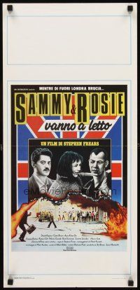 1z097 SAMMY & ROSIE GET LAID Italian locandina '87 Stephen Frears comedy, Sashi Kapoor
