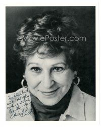 2a687 ALICE GHOSTLEY signed 8x10 REPRO still '80s head & shoulders smiling portrait of the actress!