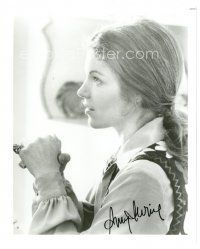 2a691 AMY IRVING signed 8x10 REPRO still '80s great profile portrait of the pretty actress!