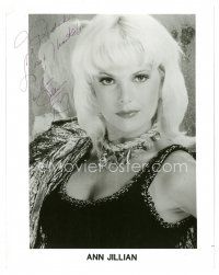 2a696 ANN JILLIAN signed 8x10 REPRO still '90s head & shoulders portrait of the sexy blonde!