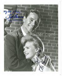 2a741 DAYS OF WINE & ROSES signed 8x10 REPRO still '63 by BOTH Jack Lemmon AND Lee Remick!