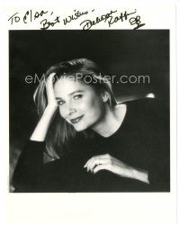 2a743 DEBORAH RAFFIN signed 8x10 REPRO still '80s great close up of the pretty actress!