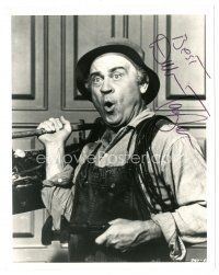 2a756 DUB TAYLOR signed 8x10 REPRO still '80s great waist-high close up of the western actor!
