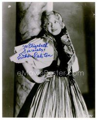 2a764 ESTHER RALSTON signed 8x10 REPRO still '80s great smiling close up from Oliver Twist!