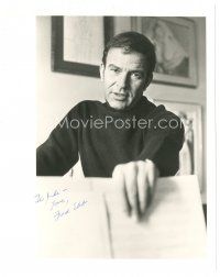 2a770 FRED EBB signed 8x10 REPRO still '80s great close up of the musical theatre lyricist!
