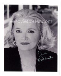 2a776 GENA ROWLANDS signed 8x10 REPRO still '90s head & shoulders portrait of the pretty actress!