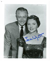 2a806 JANE WYATT signed 8x10 REPRO still '77 with Robert Young from Father Knows Best!