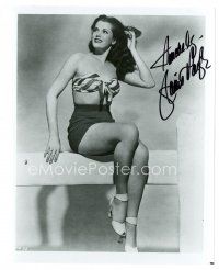 2a811 JANIS PAIGE signed 8x10 REPRO still '90s full-length portrait in sexy skimpy outfit!