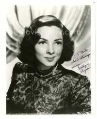 2a855 KATHRYN GRAYSON signed 8x10 REPRO still '80s head & shoulders close up in sexy lace outfit!