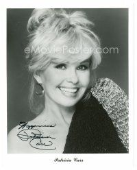 2a919 PATRICIA CARR signed 8x10 REPRO still '80s head & shoulders portrait of the blonde actress!