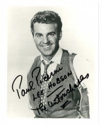 2a925 PAUL PICERNI signed 8x10 REPRO still '90s waist-high portrait as Lee Hobson from Untouchables