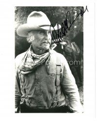 2a939 ROBERT DUVALL signed 8x10 REPRO still '00s great close up in cowboy hat from Lonesome Dove!
