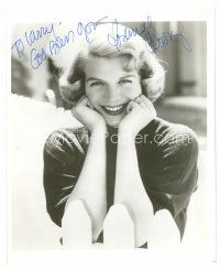 2a944 ROSEMARY CLOONEY signed 8x9.75 REPRO still '80s great smiling portrait of the pretty star!