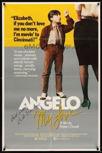 2a089 ANGELO MY LOVE signed 1sh '83 by director Robert Duvall!