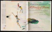 2a173 CAROLINE KENNEDY signed first edition hardcover book '05 on her book A Family of Poems!