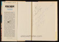2a260 PILAR WAYNE signed 1st edition hardcover book '87 the wife of John Wayne, on his biography!