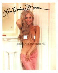2a733 CONNIE MASON signed color 8x10 REPRO still '90s the sexy 1963 Playboy Playmate mostly naked!