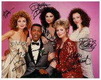 2a748 DESIGNING WOMEN signed color 8x10 REPRO still '90s by Carter, Potts, Taylor, Burke & Smart!