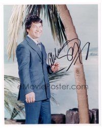 2a751 DON HO signed color 8x10 REPRO still '90s smiling portrait of the Hawaiian entertainer!