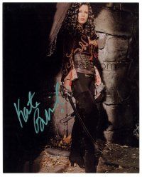 2a852 KATE BECKINSALE signed color 8x10 REPRO still '00s full-length in costume from Van Helsing!