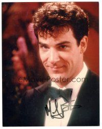 2a881 MANDY PATINKIN signed color 8x10 REPRO still '90s head & shoulders portrait wearing tuxedo!