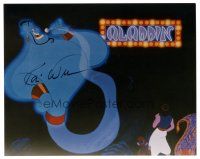 2a942 ROBIN WILLIAMS signed color 8x10 REPRO still '90s as the voice of Genie from Disney's Aladdin