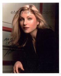 2a969 TATUM O'NEAL signed color 8x10 REPRO still '90s great close up of the sexy blonde star!