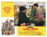 2a146 ANIMAL HOUSE signed LC REPRO '78 by BOTH Tim Matheson AND Verna Bloom in cucumber scene!