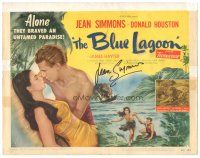 2a103 BLUE LAGOON signed TC '49 by Jean Simmons, who braved an untamed paradise!