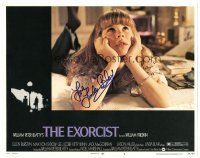 2a121 EXORCIST signed LC #8 '74 by Linda Blair, best close up, William Friedkin classic!