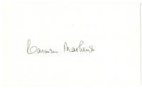 2a603 CARMEN MATHEWS signed 3x5 index card '70s can be framed with a repro still!