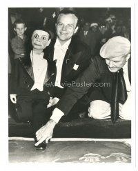 2a672 EDGAR BERGEN signed 3x8.5 canceled check + 8x10 REPRO '68 can be framed together!
