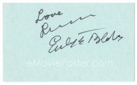 2a612 EUBIE BLAKE signed 3x5 index card '70s can be framed with a repro still!