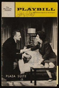 2a457 PLAZA SUITE signed playbill '68 by George C. Scott, Neil Simon AND Maureen Stapleton!